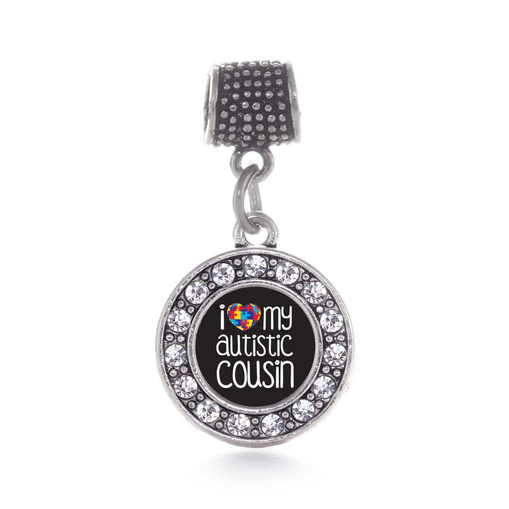I Love My Autistic Cousin Circle Charm