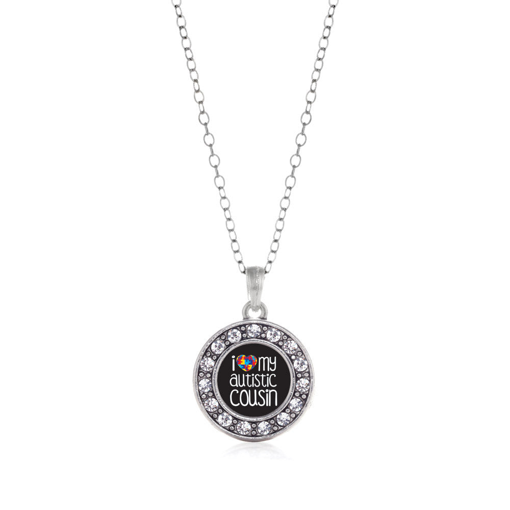 I Love My Autistic Cousin Circle Charm