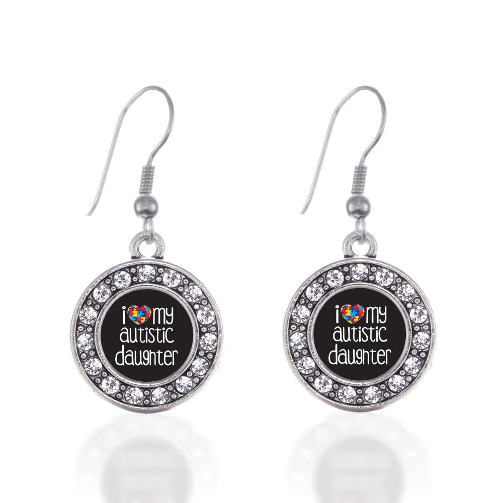 I Love My Autistic Daughter Circle Charm