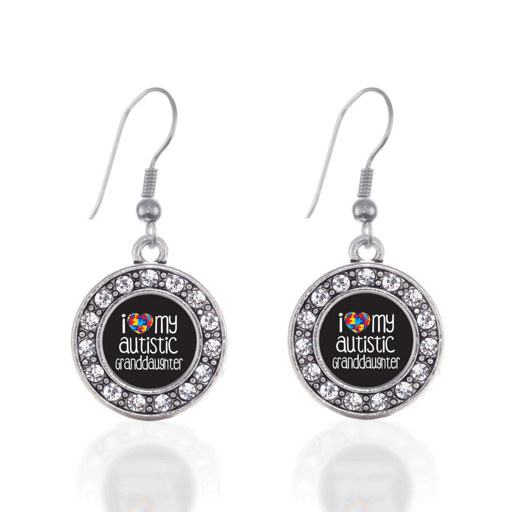 I Love My Autistic Granddaughter  Circle Charm