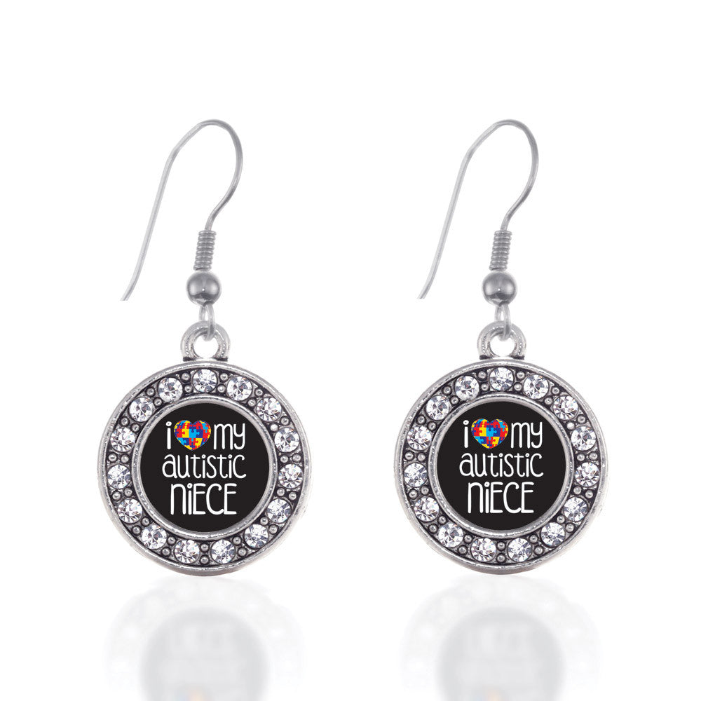 I Love My Autistic Niece  Circle Charm
