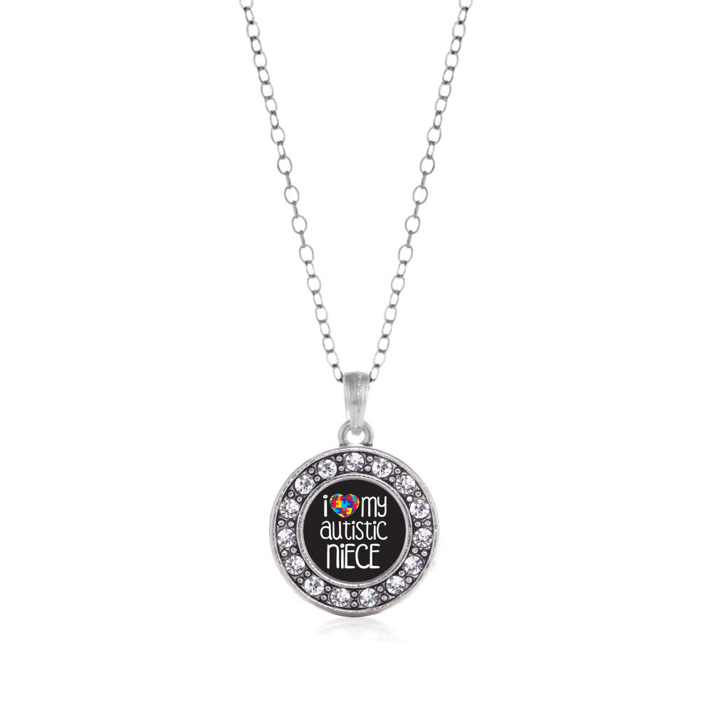 I Love My Autistic Niece  Circle Charm