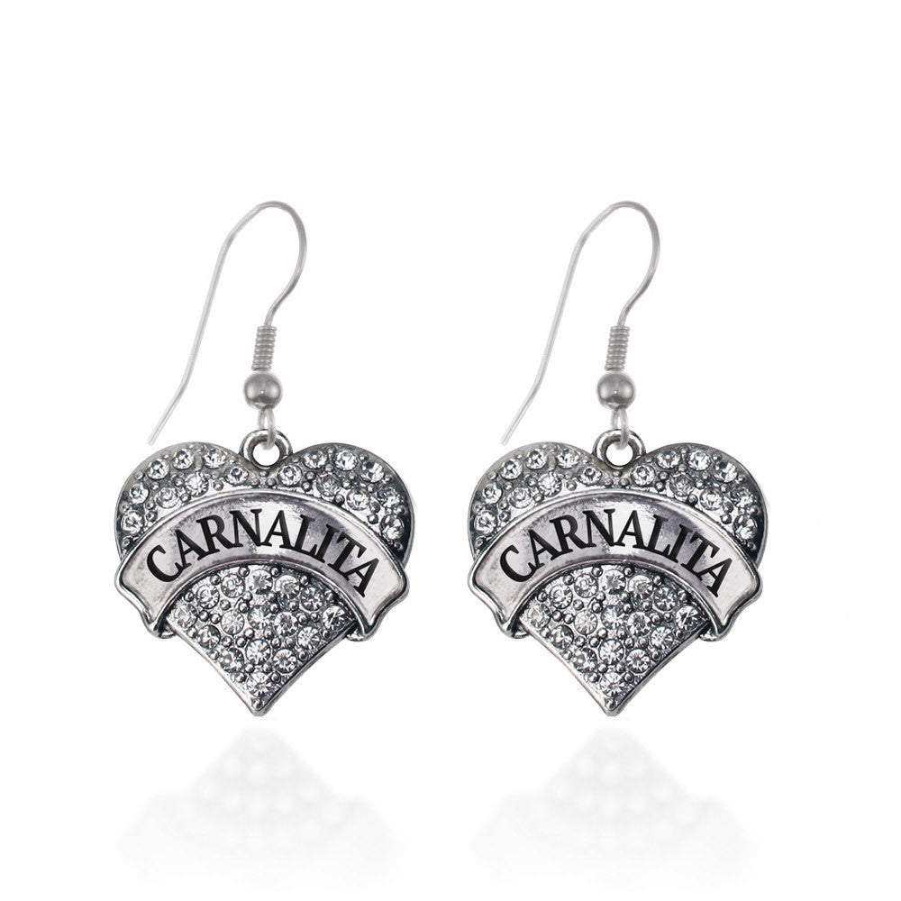 Carnalita - Little Sister Pave Heart Charm