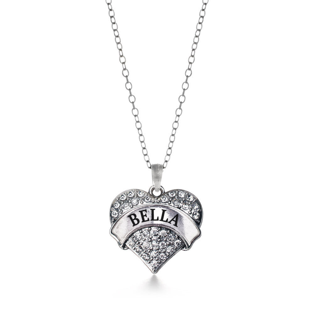 Bella Pave Heart Charm