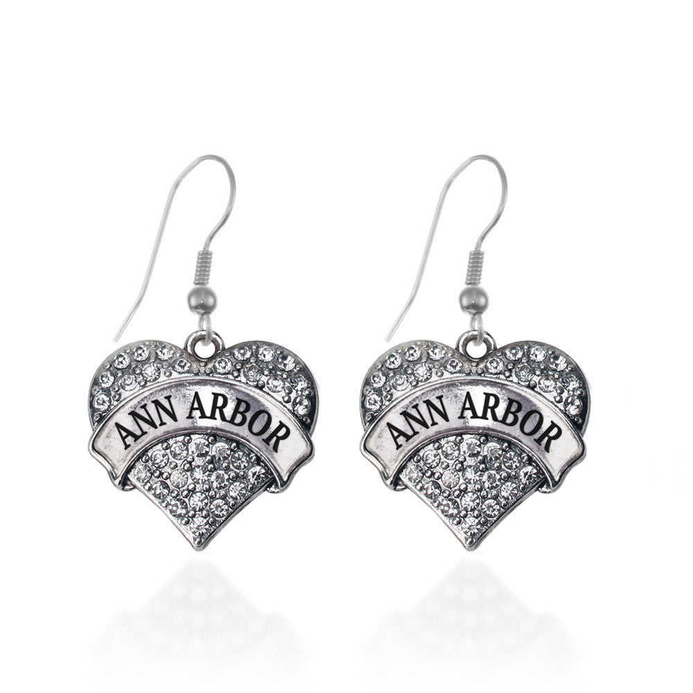 Ann Arbor Pave Heart Charm
