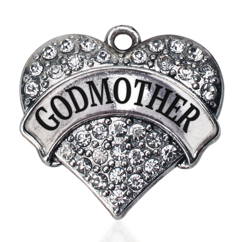 Godmother Pave Heart Charm