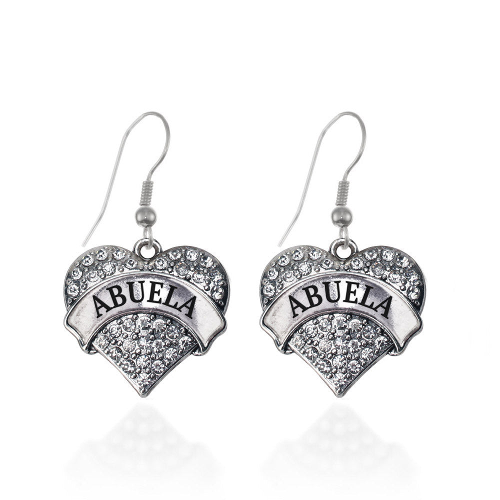 Abuela Pave Heart Charm