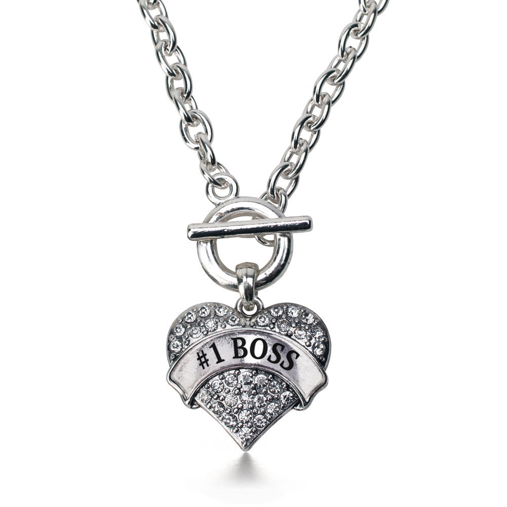 #1 Boss Pave Heart Charm