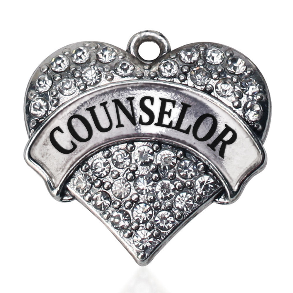 Counselor Pave Heart Charm