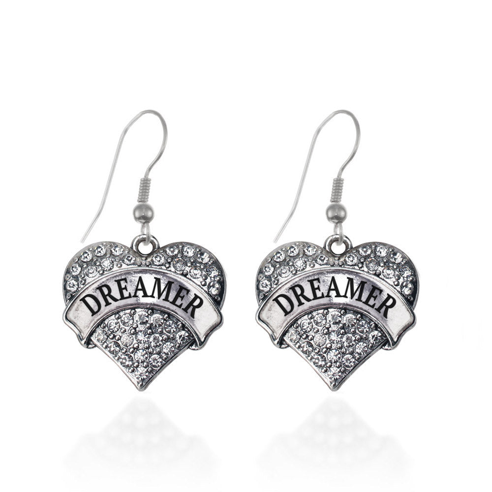 Dreamer Pave Heart Charm