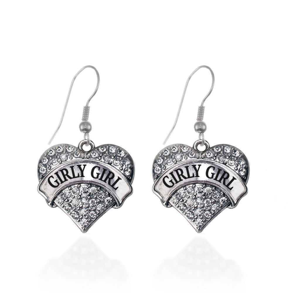 Girly Girl Pave Heart Charm