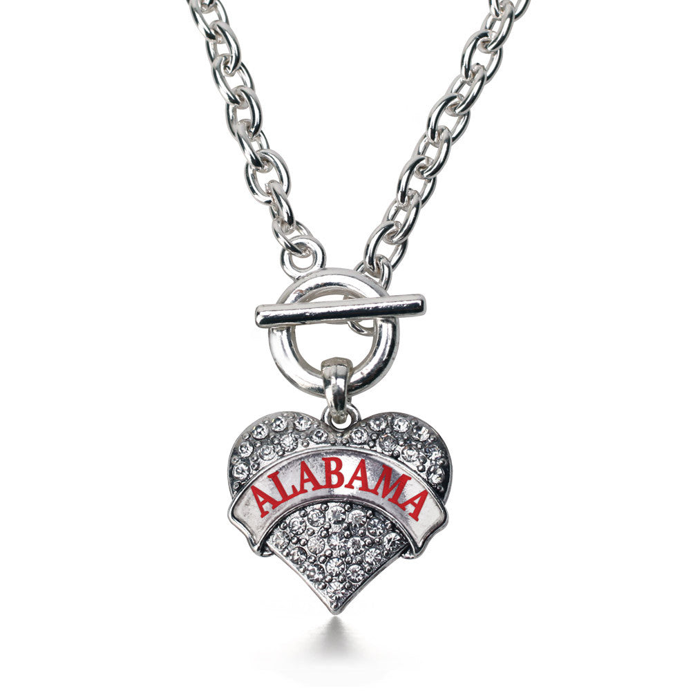 Alabama Pave Heart Charm