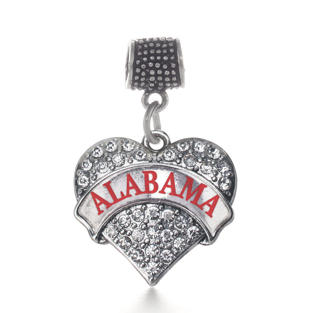 Alabama Pave Heart Charm