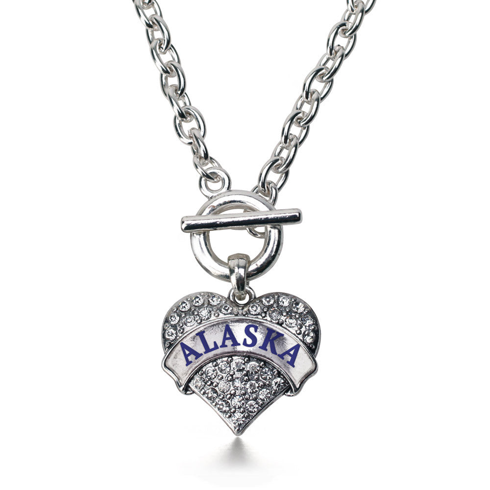 Alaska Pave Heart Charm