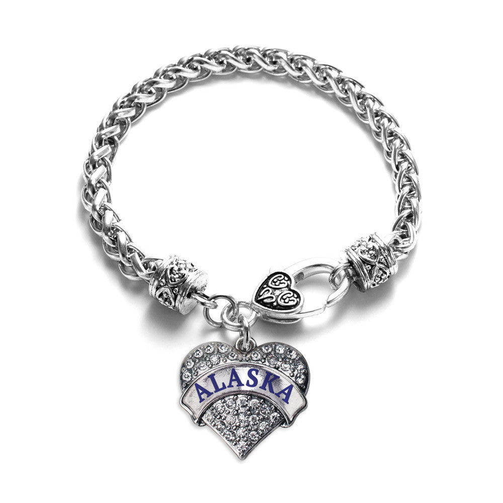 Alaska Pave Heart Charm