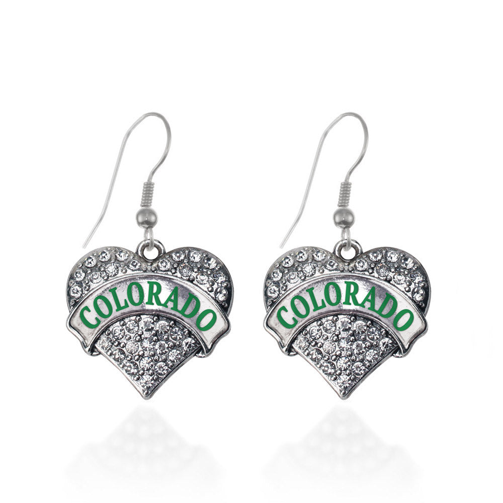 Colorado Pave Heart Charm