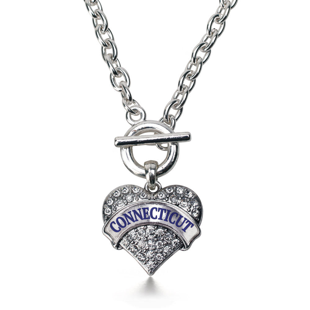 Connecticut Pave Heart Charm