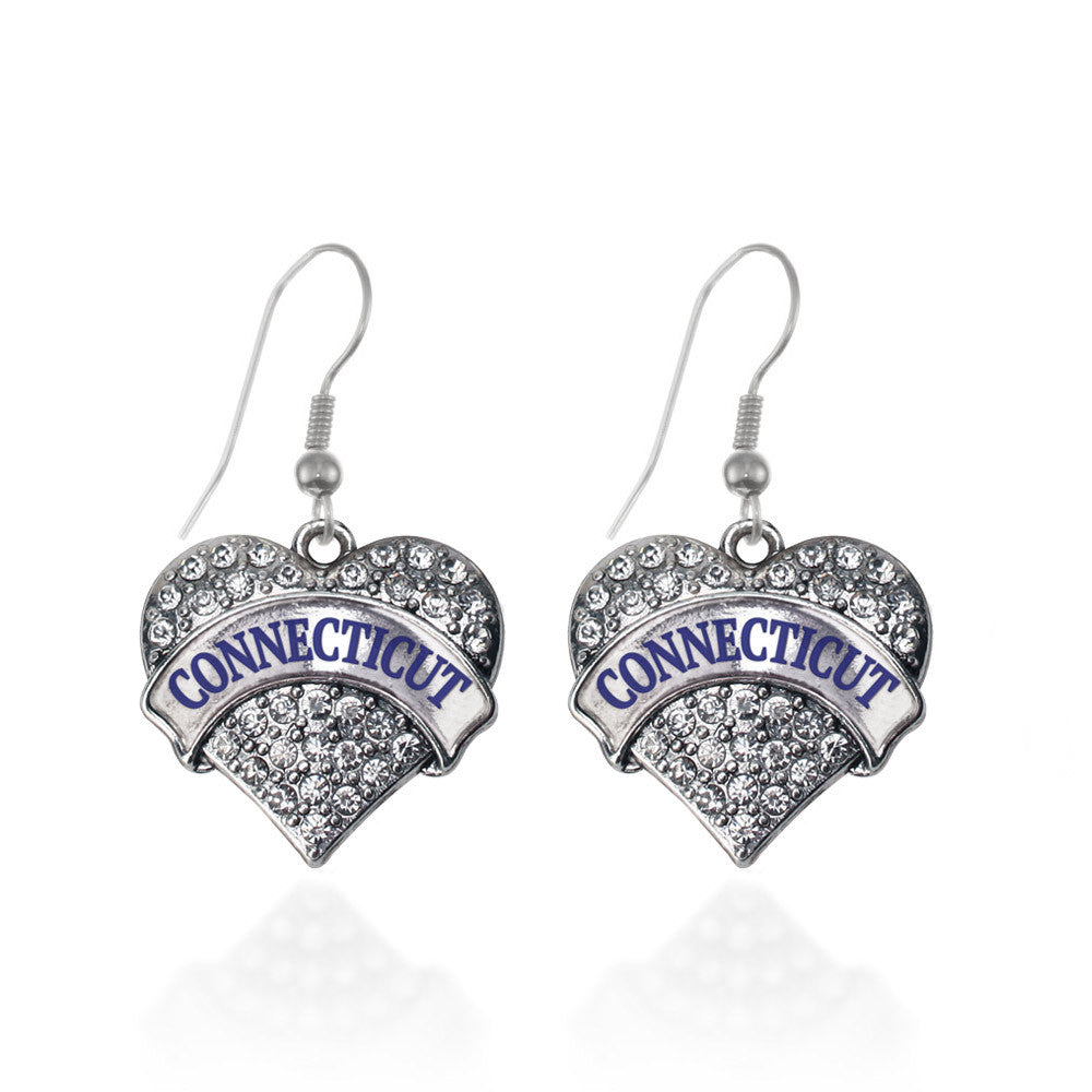 Connecticut Pave Heart Charm