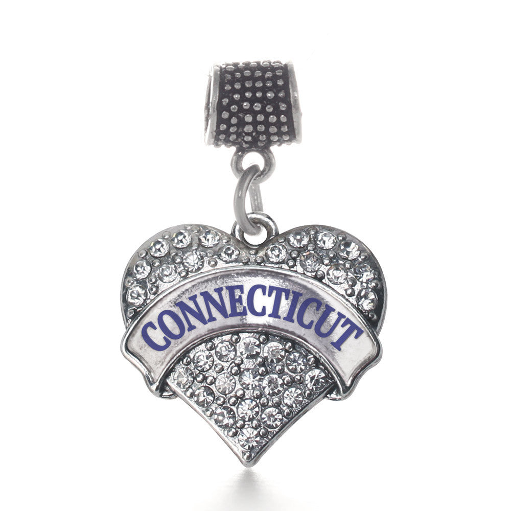 Connecticut Pave Heart Charm