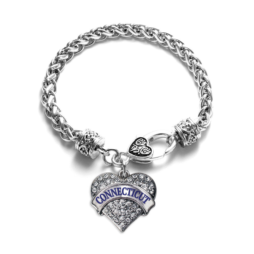 Connecticut Pave Heart Charm