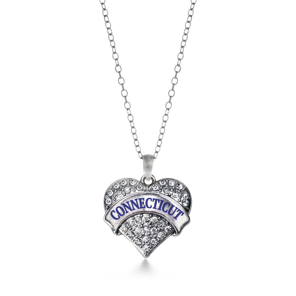 Connecticut Pave Heart Charm