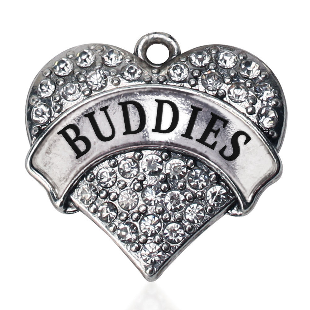 Buddies Pave Heart Charm