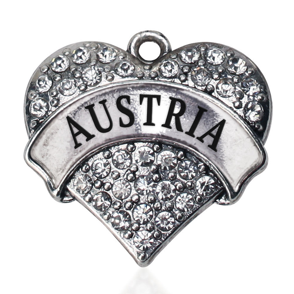 Austria Pave Heart Charm