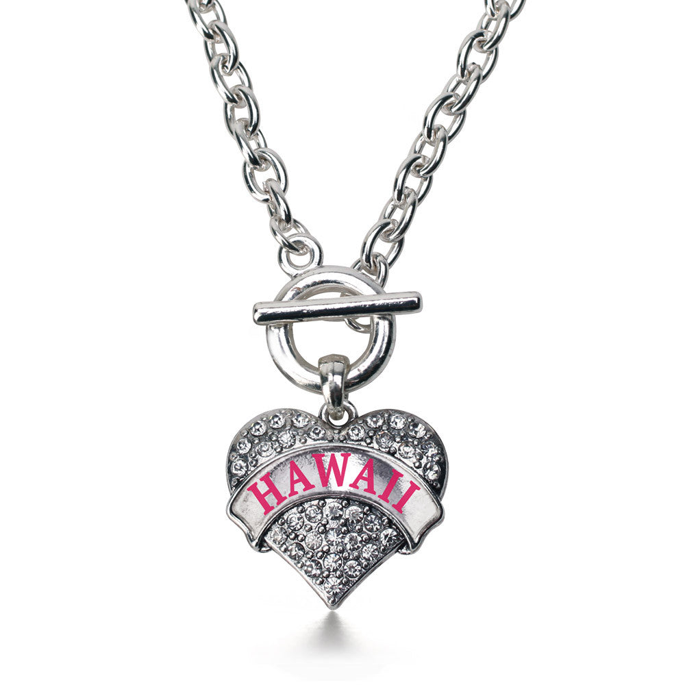 Hawaii Pave Heart Charm
