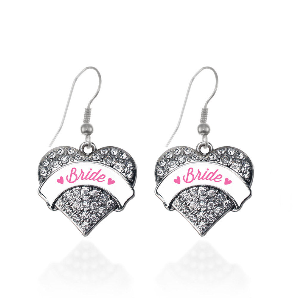Bride Pave Heart Charm