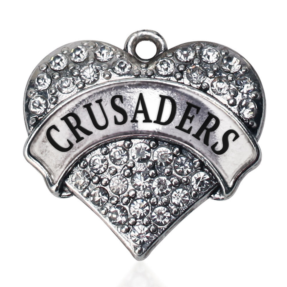 Crusaders Pave Heart Charm