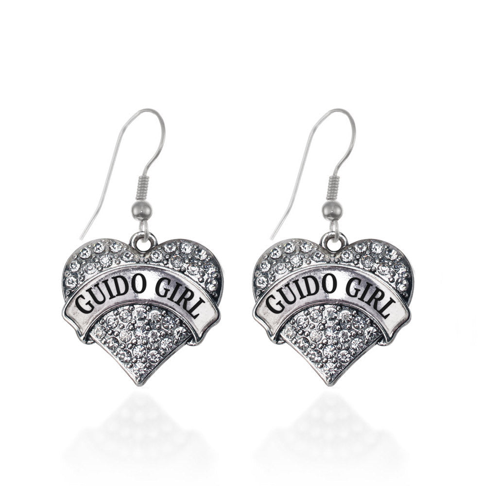 Guido Girl  Pave Heart Charm