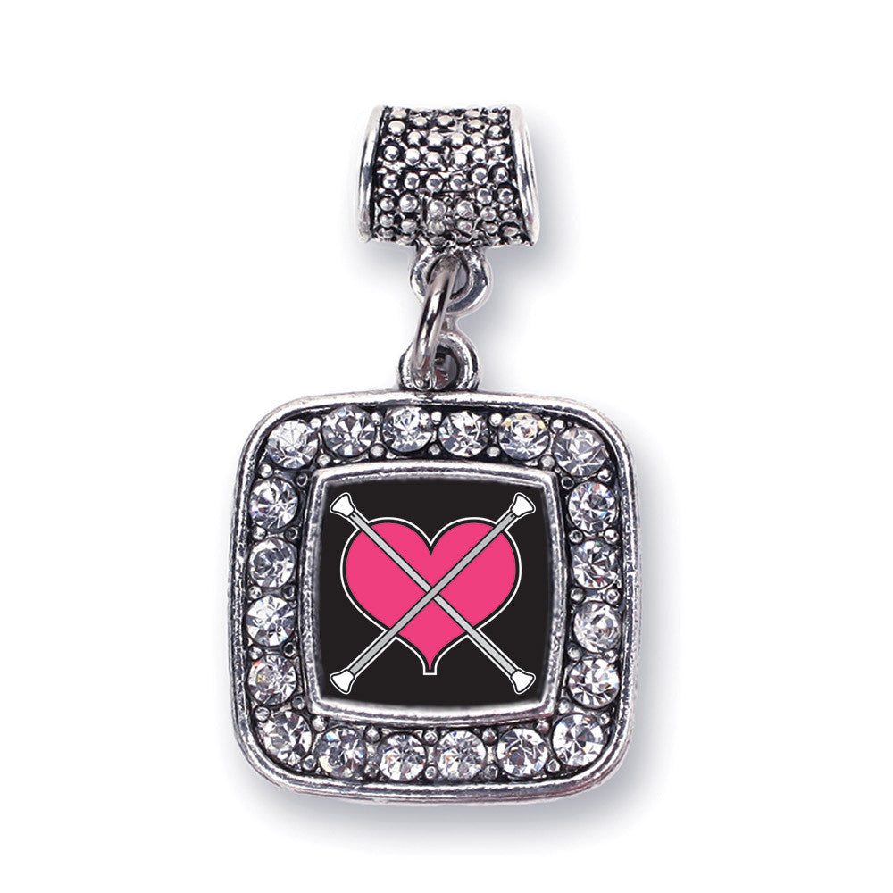 Baton Twirling  Square Charm