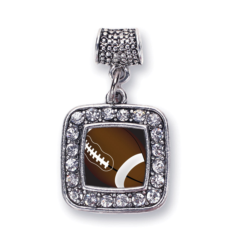 Football Lovers Square Charm