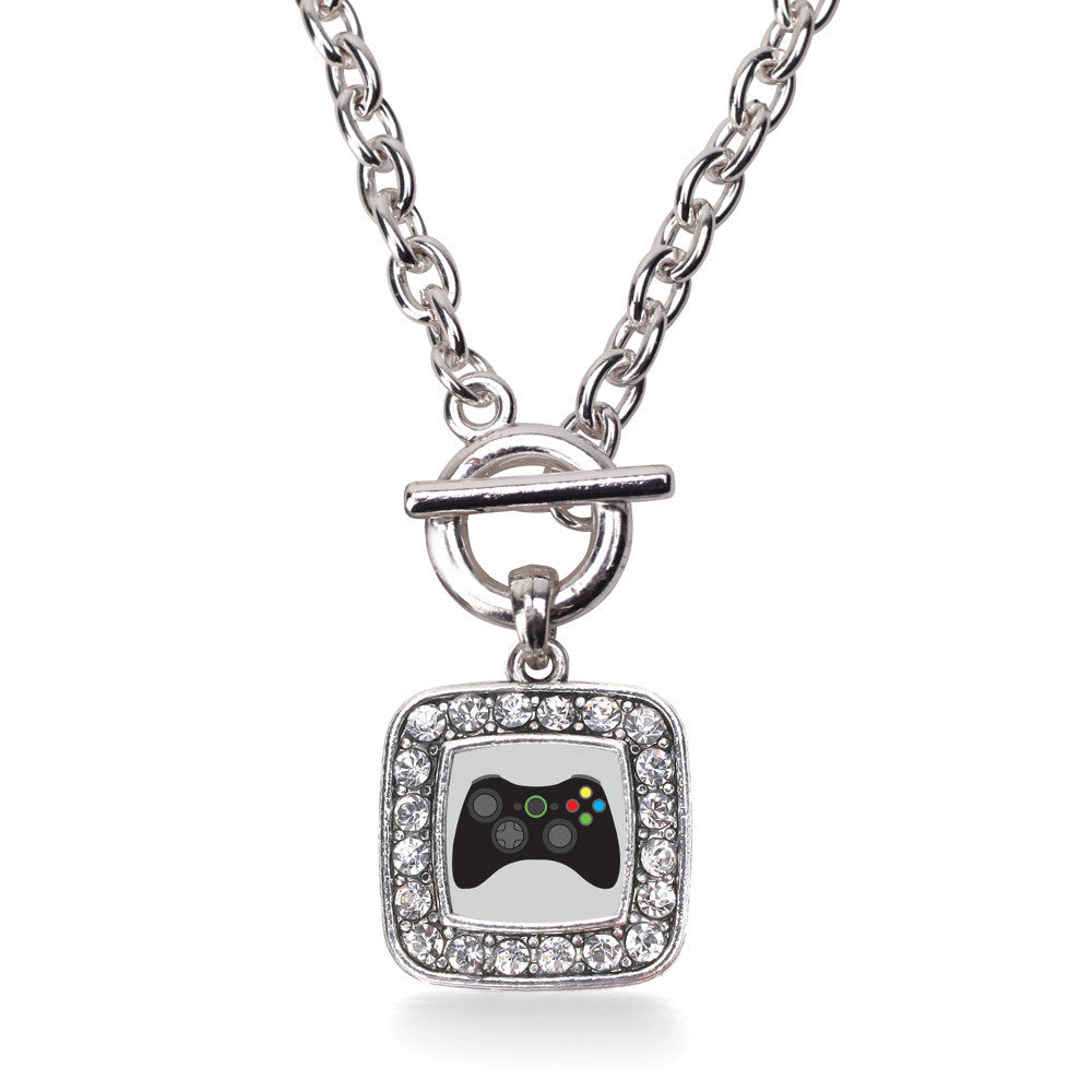Gamer Girl Square Charm