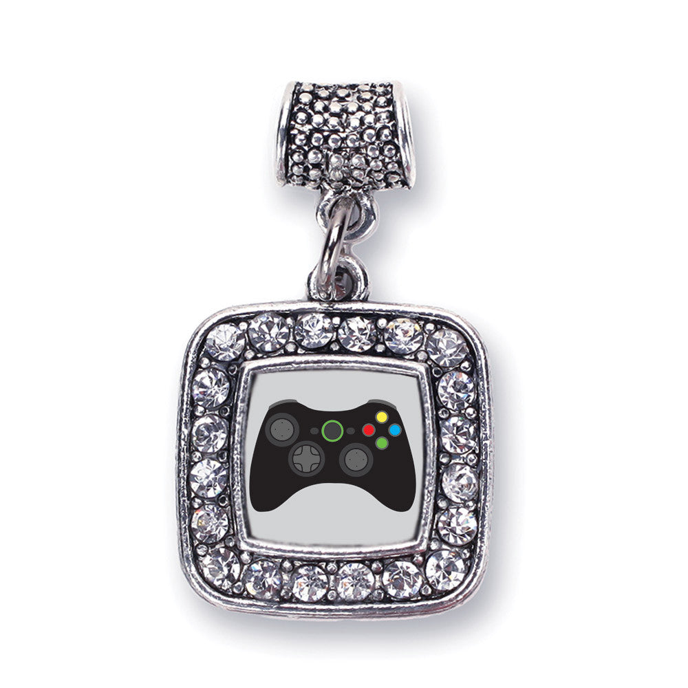 Gamer Girl Square Charm
