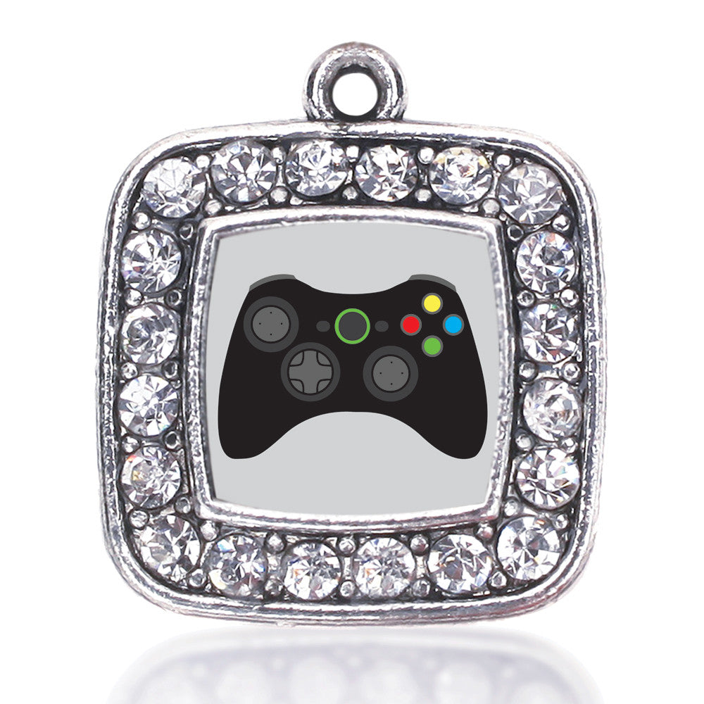 Gamer Girl Square Charm