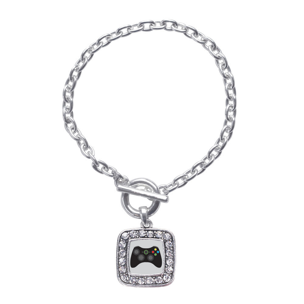Gamer Girl Square Charm