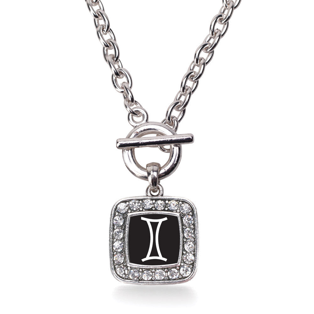 Gemini Zodiac Square Charm