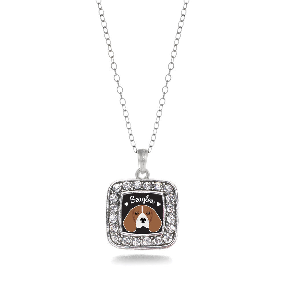 Beagle Lover Square Charm