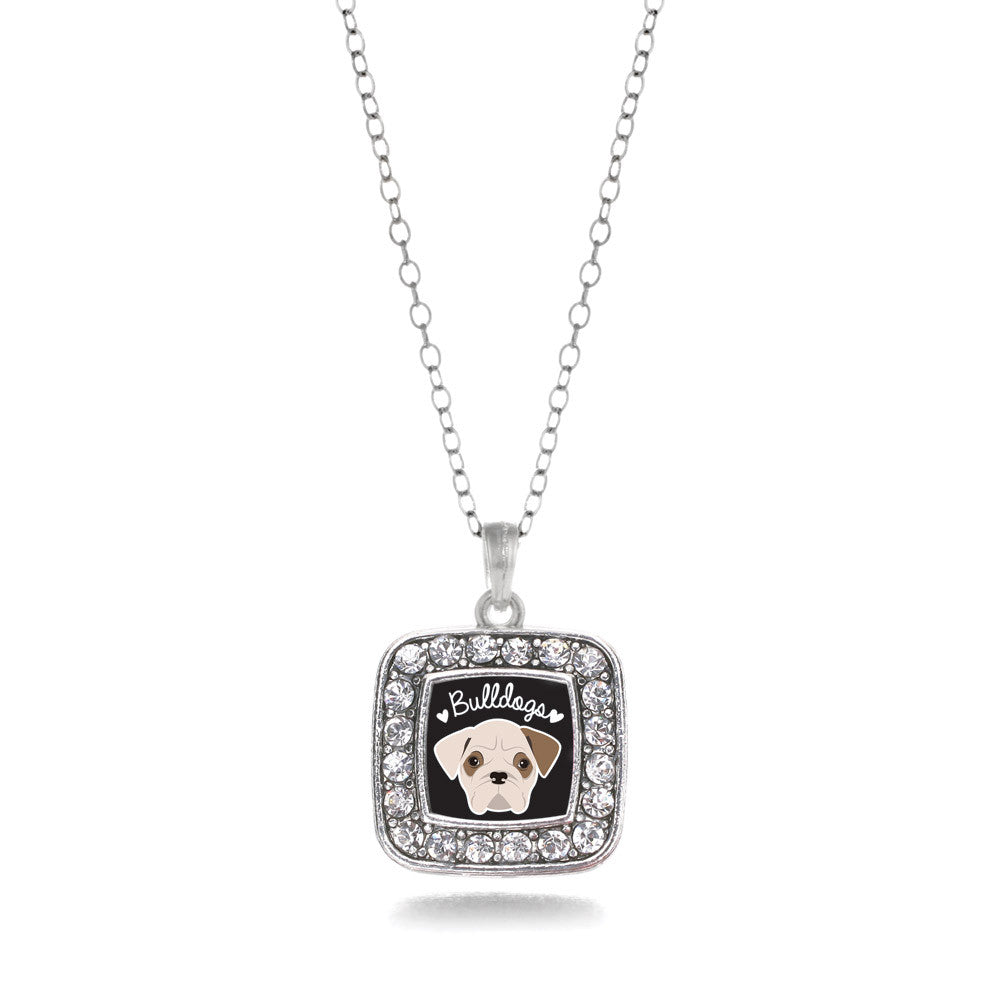 Bulldog Lover Square Charm