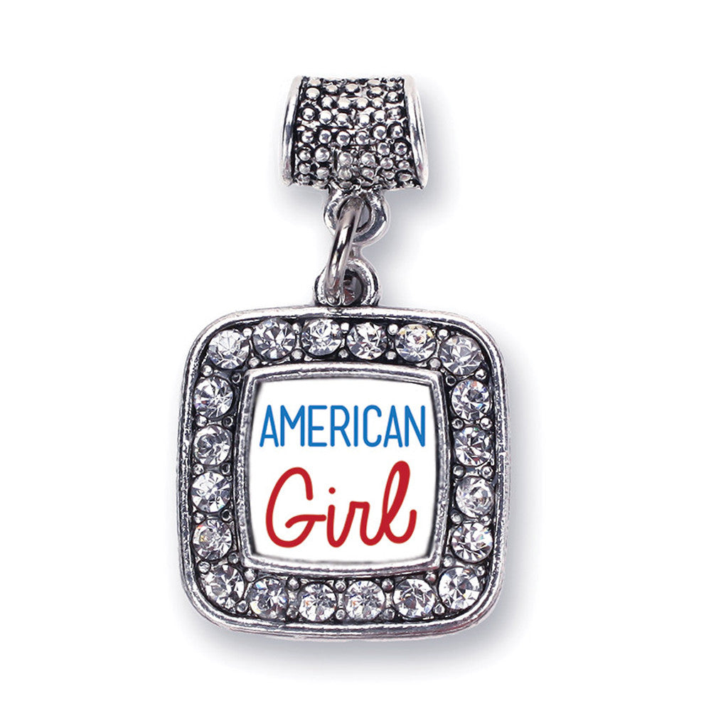 American Girl Square Charm