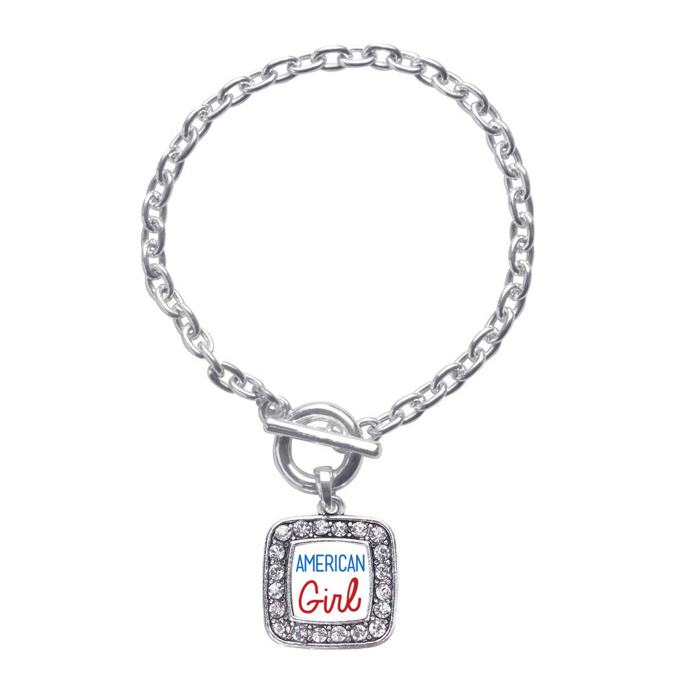 American Girl Square Charm