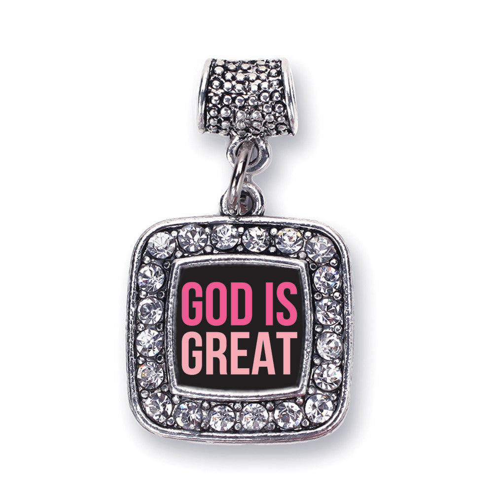God Is Great Square Charm