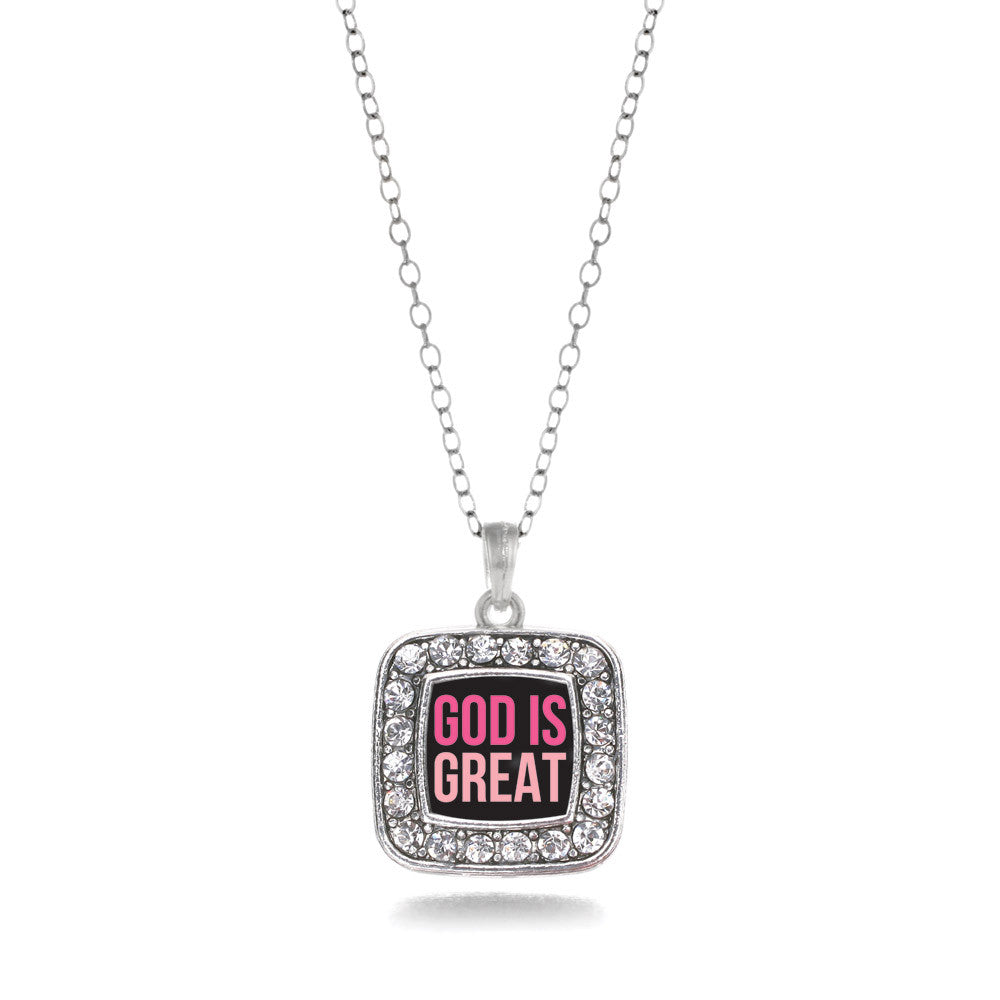 God Is Great Square Charm