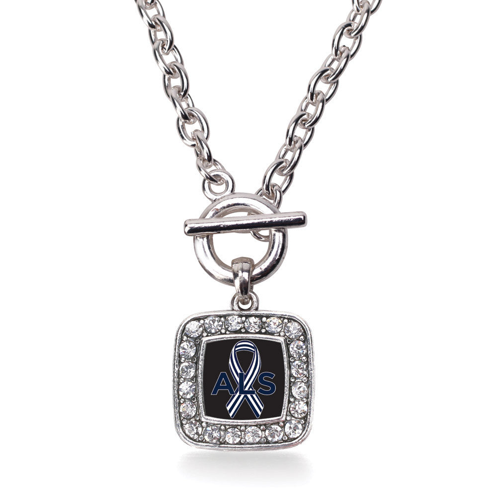 ALS Awareness Square Charm