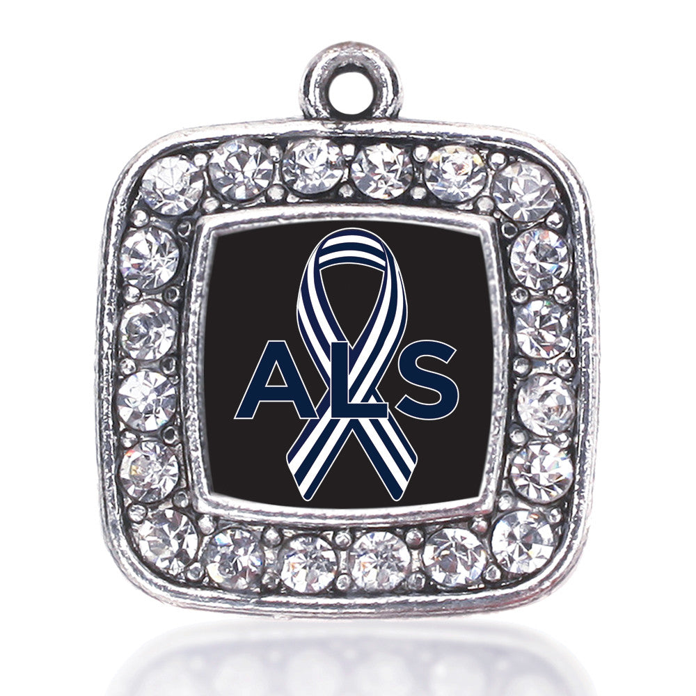 ALS Awareness Square Charm