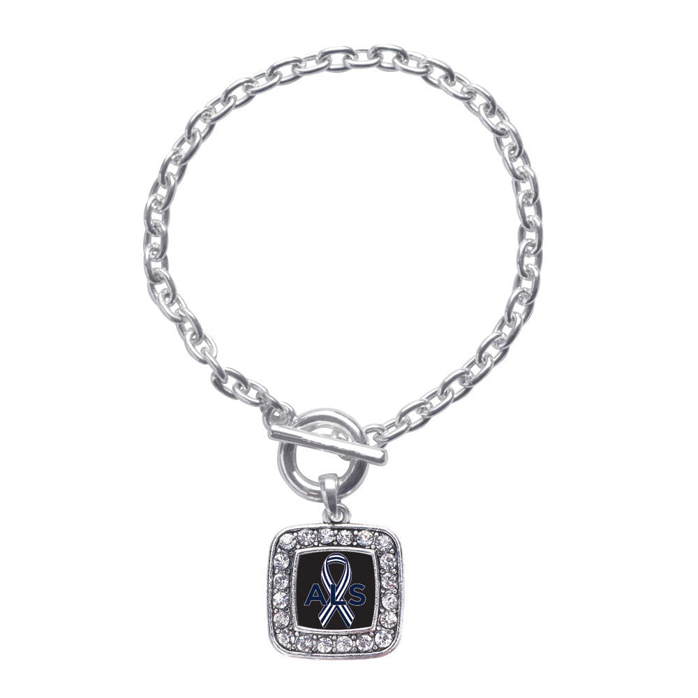 ALS Awareness Square Charm