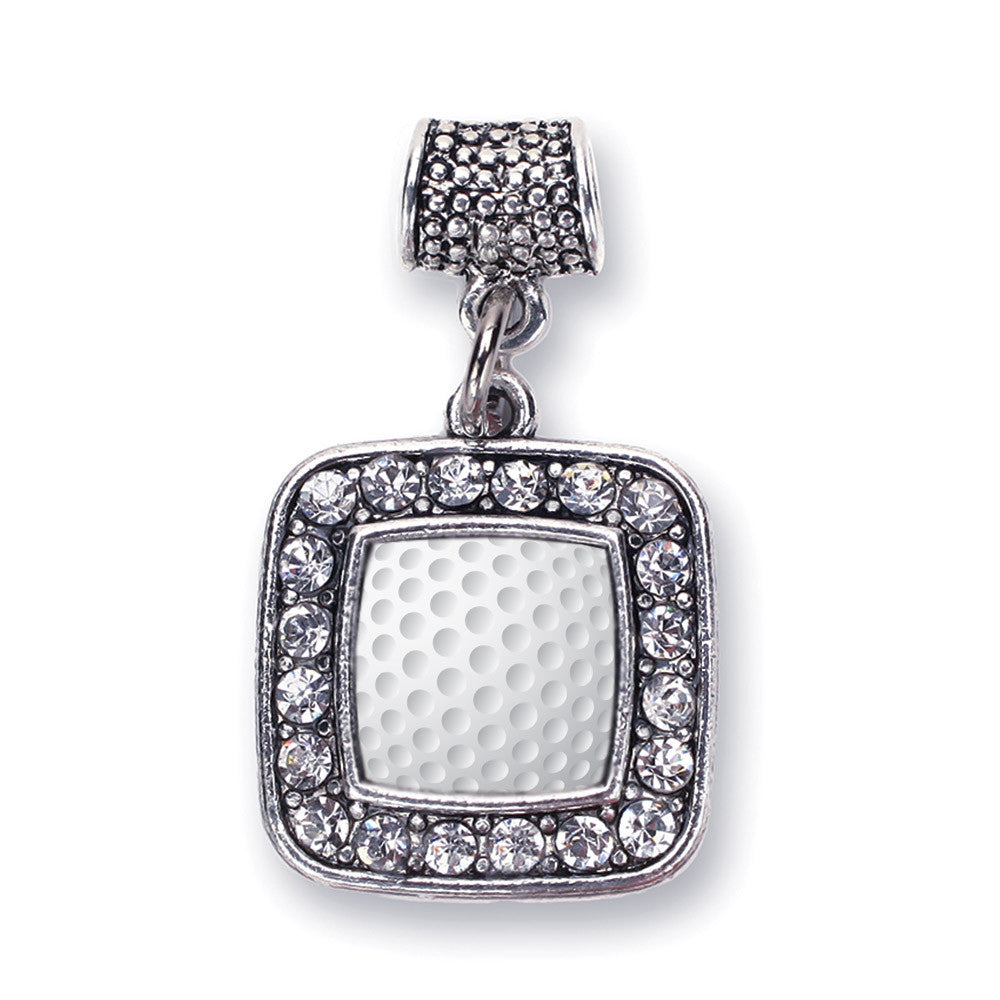 Golf Lovers Square Charm