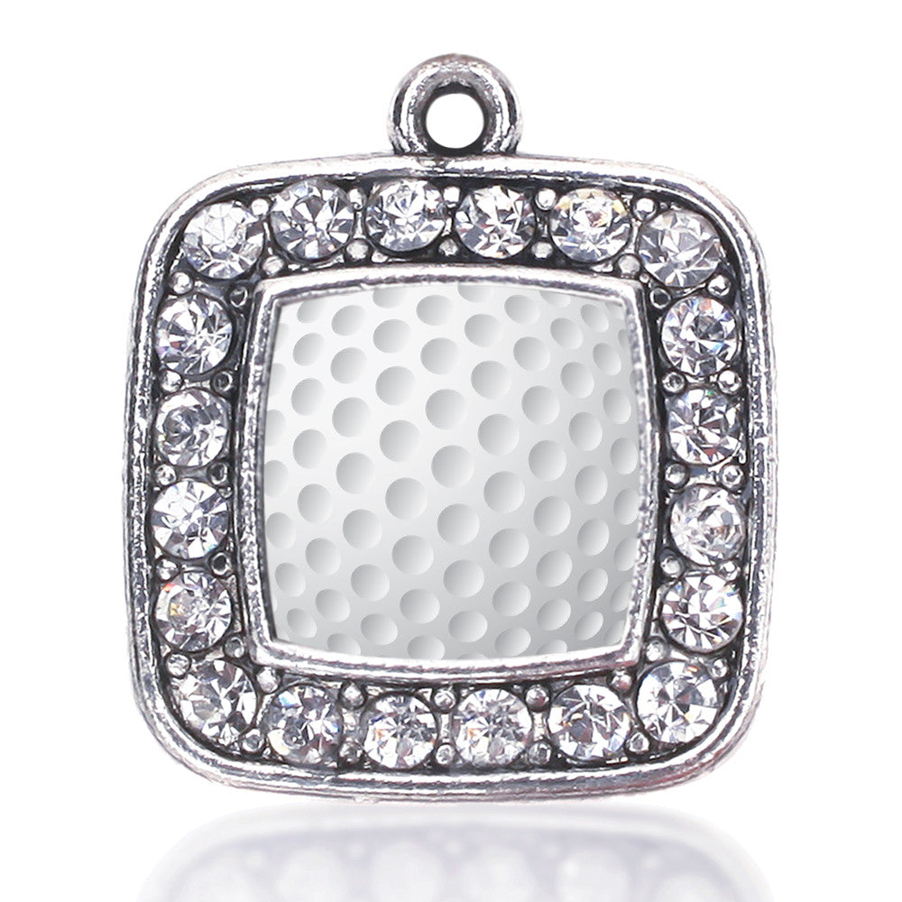 Golf Lovers Square Charm