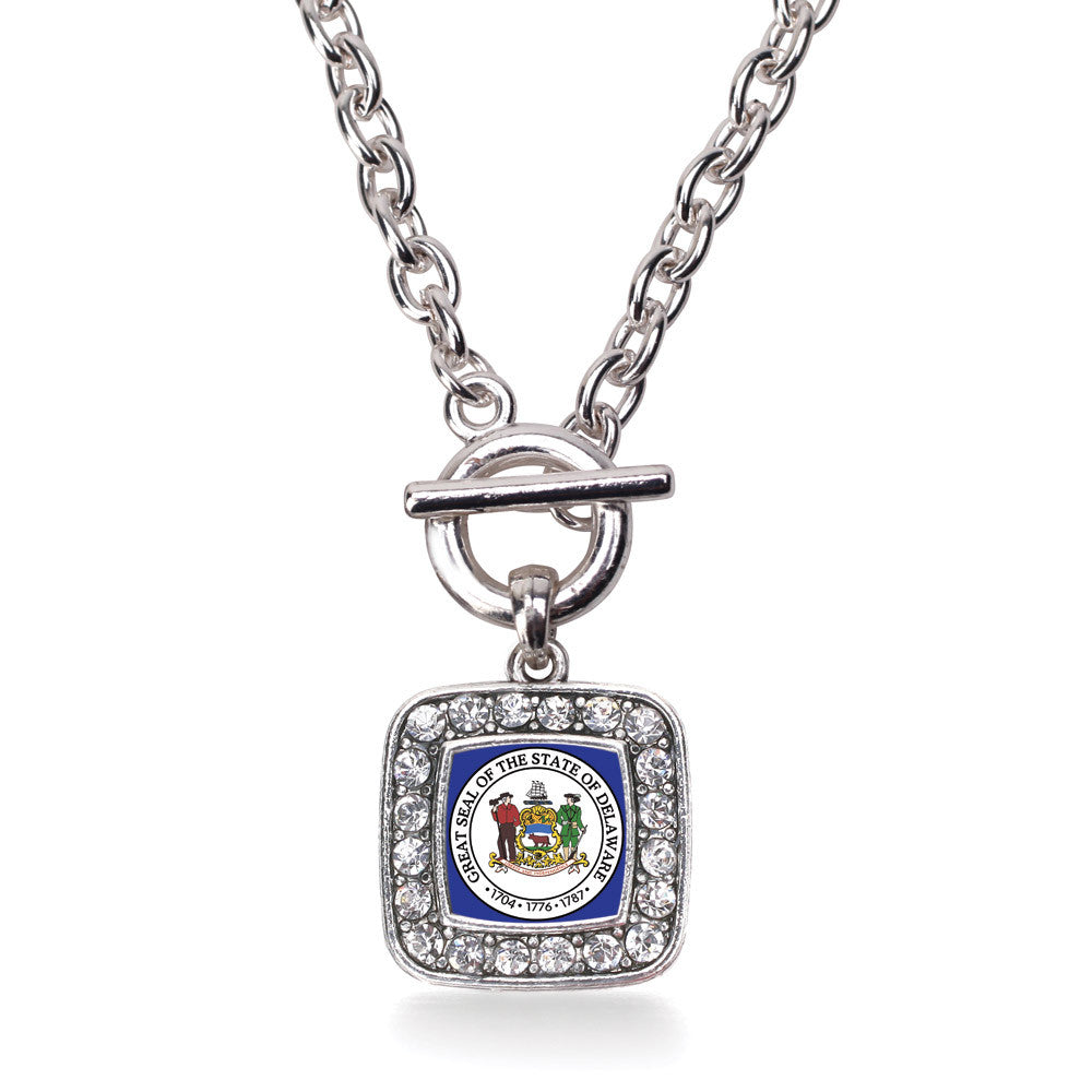 Delaware Flag Square Charm